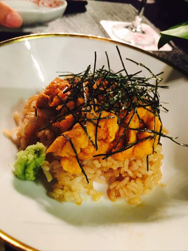 珍しいウニの専門店『海栗bar Kai一章』東京