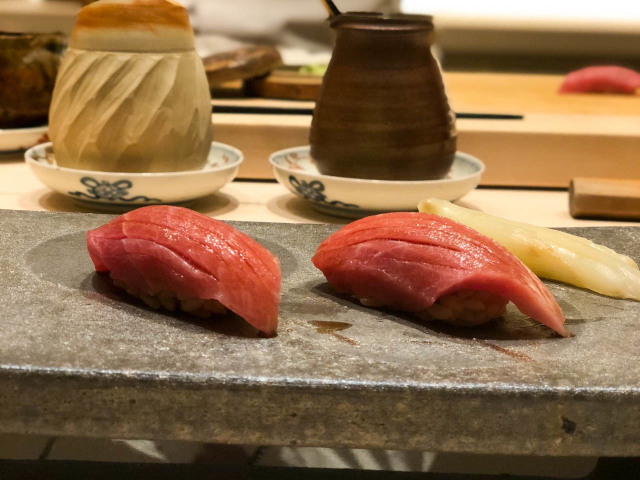 【鮨 麻布十番乃南(ノナミ)】やま幸の最高のマグロを食べ比べ
