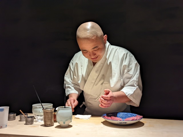 【寿司の名店や和食の名店で修業経験ありの梢大将】