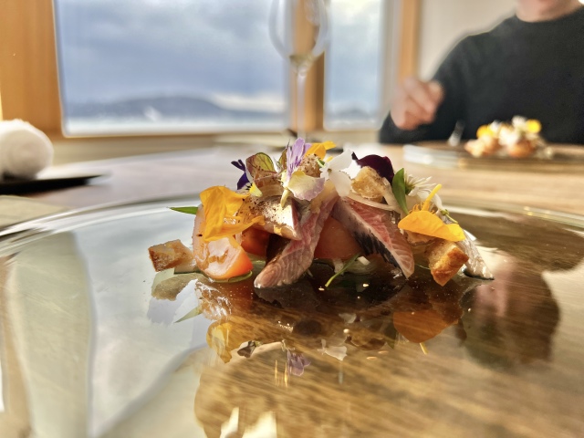 能登の食材を中心に作られた料理