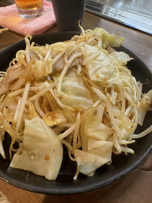 尾道ラーメンの麺を使った広島風お好み焼き