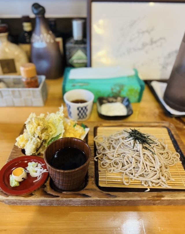 三沢で十割蕎麦&サックサク天ぷら