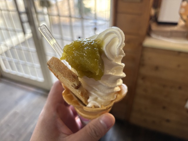 富士山のふもと朝霧高原で味わう濃厚ソフトクリーム！