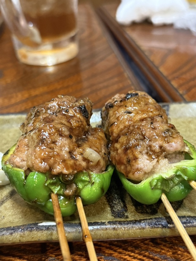 ピーマンの肉詰めがめちゃくちゃおいしい